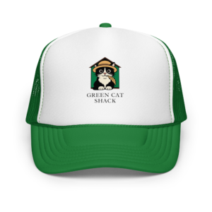 Green Catshack Logo - Foam trucker hat