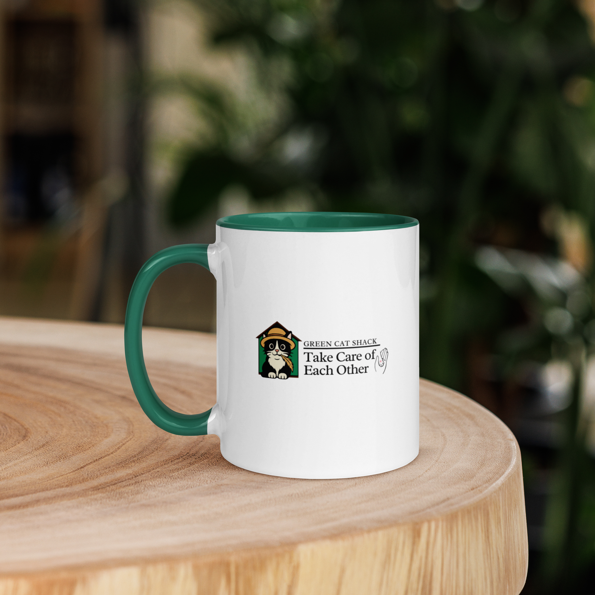 Catshack Logo - Mug with Color Inside - Image 2